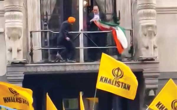 Delhi summons UK diplomat over flag incident in London