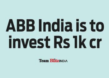 ABB India is to invest Rs 1k cr