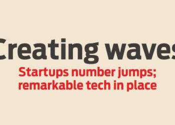 Creating waves Startups number jumps; remarkable tech in place