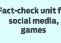Fact-check unit for social media, games