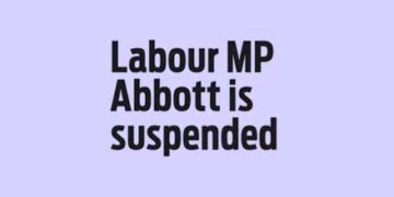 Labour MP Abbott is suspended