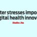 Minister stresses importance of digital health innovations