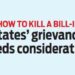 HOW TO KILL A BILL-II