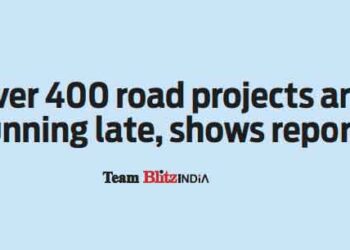 Over 400 road projects are running late, shows report