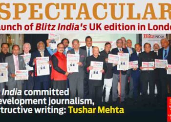 Spectacular launch of Blitz India’s UK edition in London