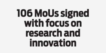 106 MoUs signed