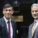 British Prime Minister Rishi Sunak with External Affairs Minister S Jaishankar