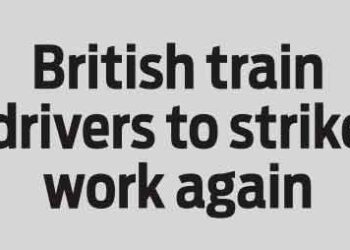 British train drivers to strike work again