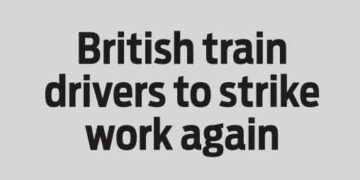 British train drivers to strike work again