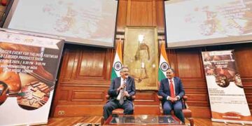 High Commissioner VK Doraiswami at the event.