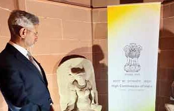 S Jaishankar at the repatriation ceremony