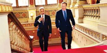External Affairs Minister S Jaishankar with former UK PM and newly-appointed Foreign Secretary David Cameron