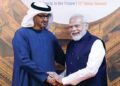 PM Modi welcomes UAE President Mohamed bin Zayed Al Nahyan at the summit