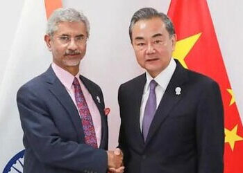 S Jaishankar and Chinese Foreign Minister Wang