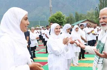 PM Modi leads International Yoga Day celebrations in Srinagar