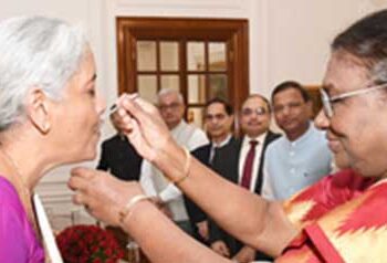 Sitharaman makes history