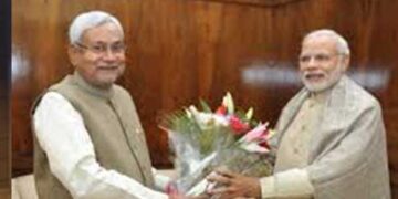 nitish and modi